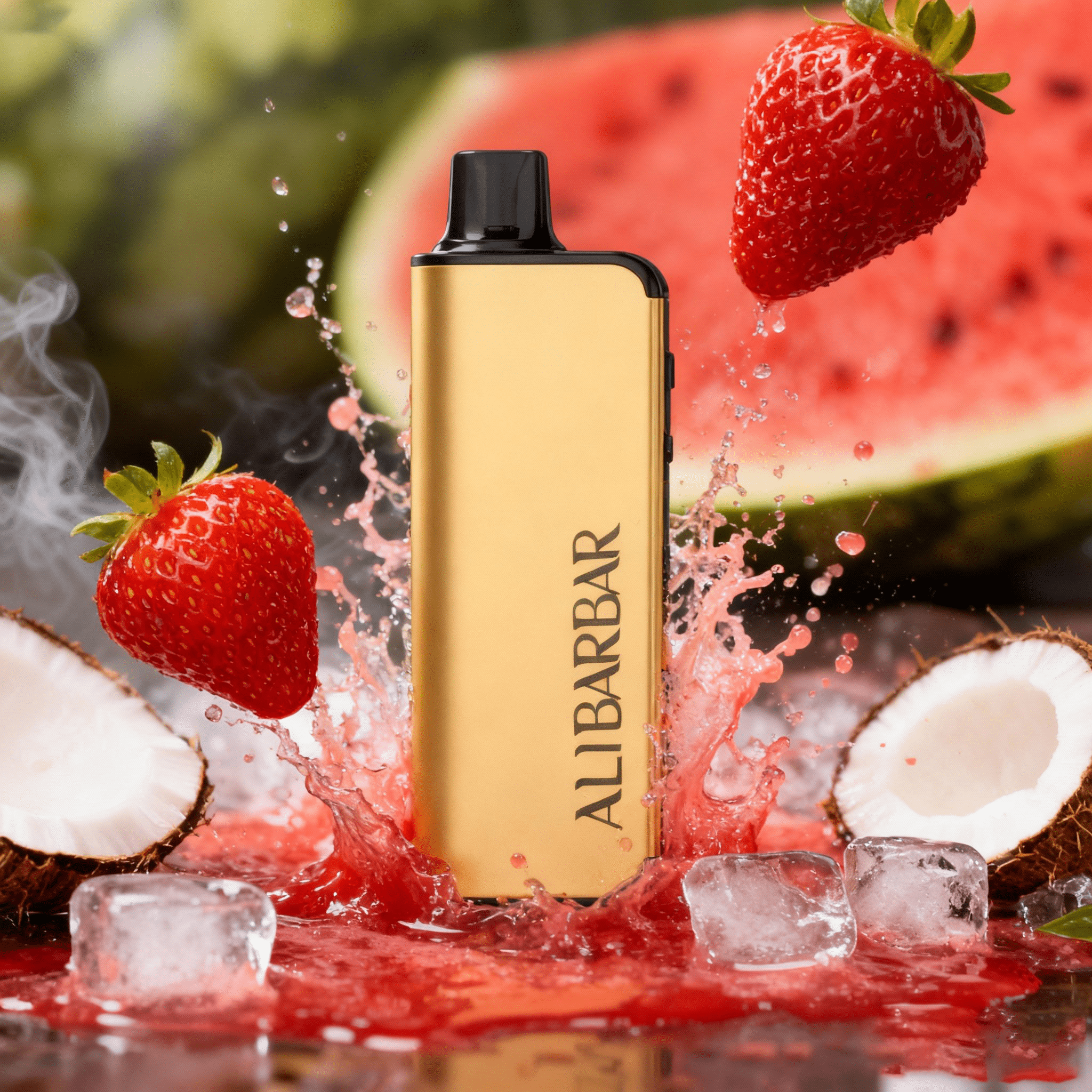 Alibarbar Ingot 9000 Strawberry Coconut Watermelon