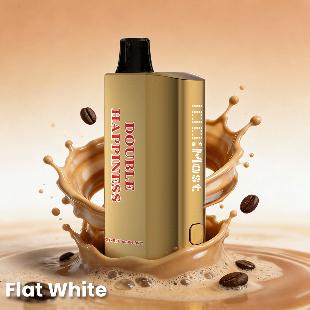 Double Happiness Hype Flat White disposable vape