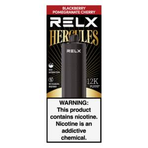 RELX Herc 12000 Puffs Blackberry Pomegranate Cherry Disposable Vape