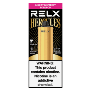 RELX Herc 12000 Puffs Milk Strawberry Lollipop Disposable Vape